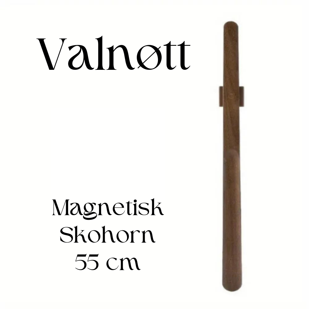 Elegant Magnetisk Skohorn i Moderne Norsk Tredesign