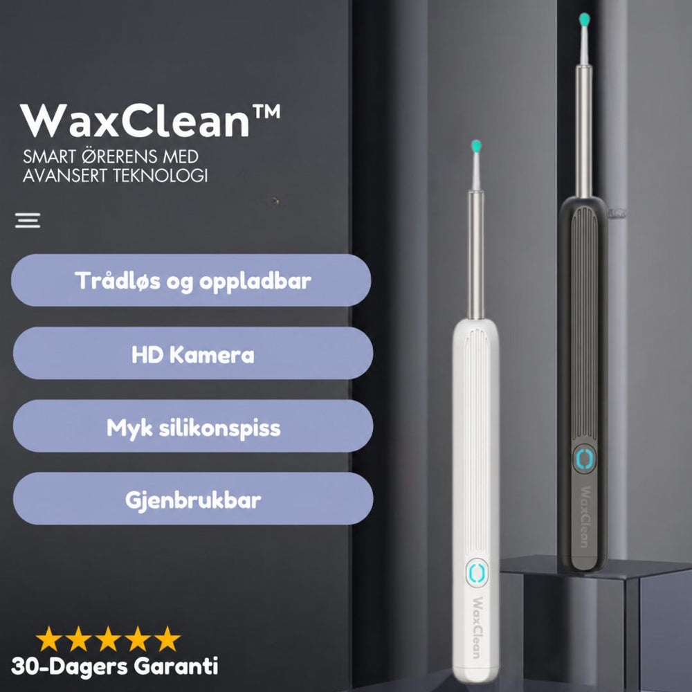 WaxClean™ - Smart ørerengjøring med avansert teknologi