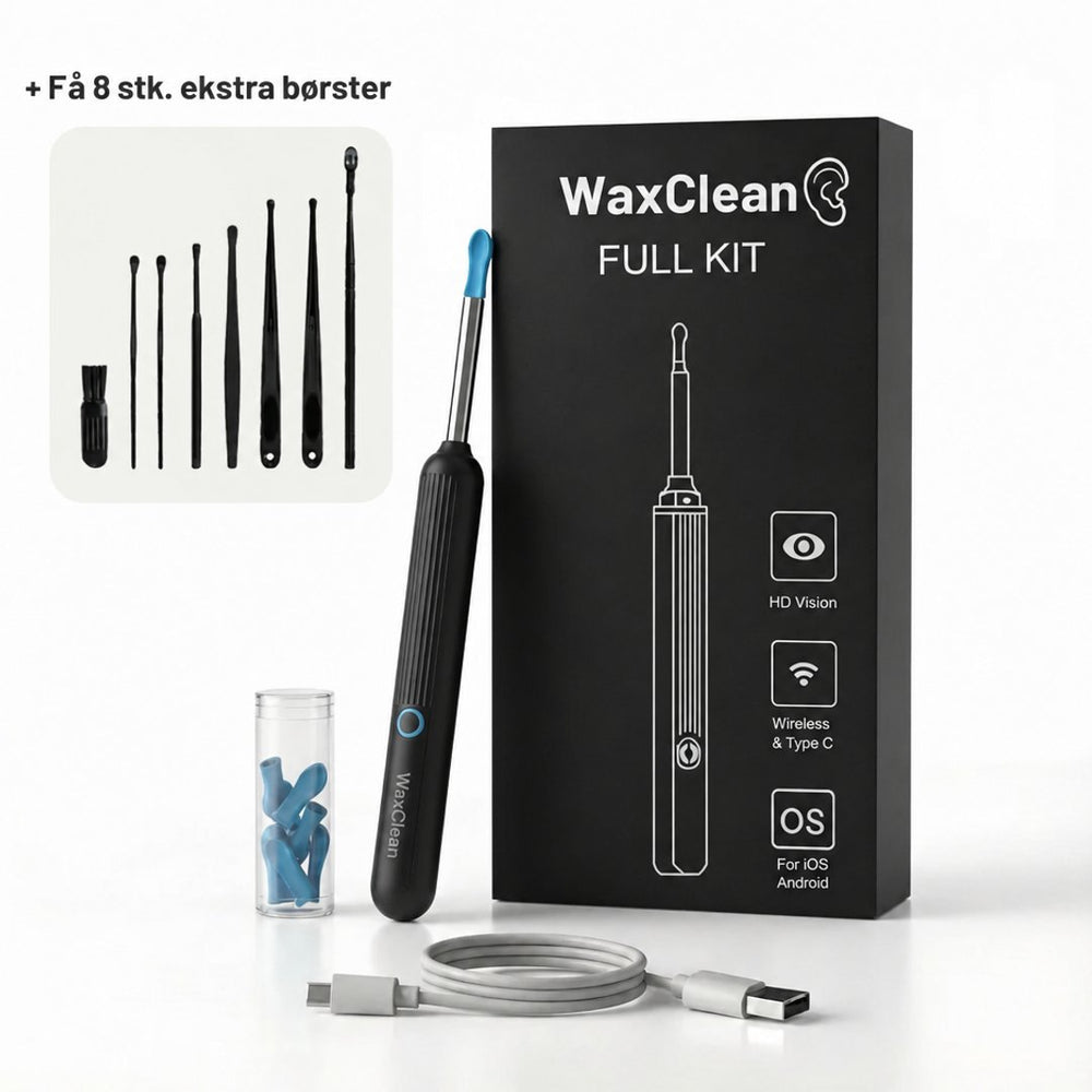 WaxClean™ - Smart ørerengjøring med avansert teknologi